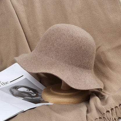 Woolen Retro Fedora Hat