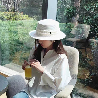 New England Wide Brim Wool Bucket Hat