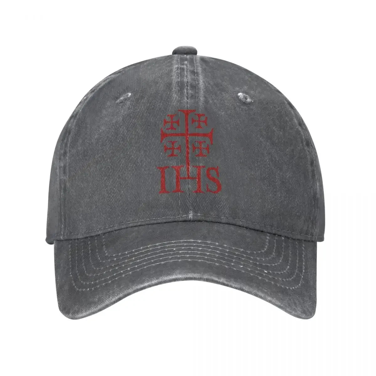 Vintage Jerusalem Cross IHS Orthodox Baseball Cap
