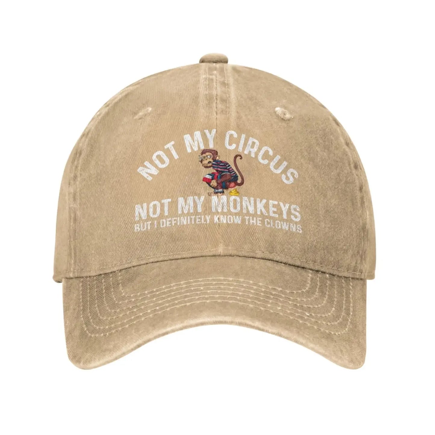 Not My Circus Vintage Dad Baseball Cap
