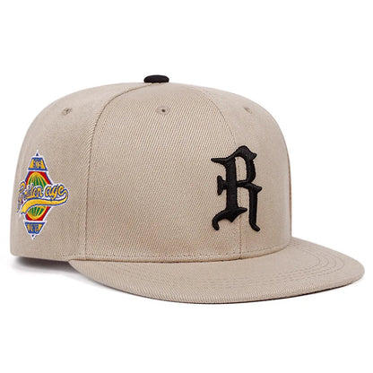 Fashion Primary Logo Embroidered Hip Hop Snapback Cap