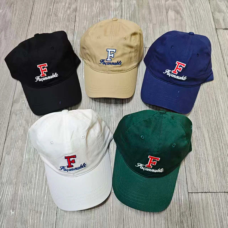 FACONNBLE Embroidered Versatile Summer Baseball Hat
