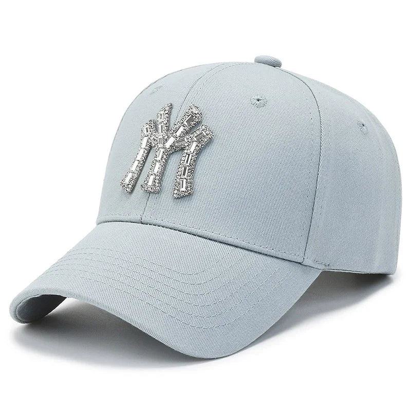 Rhinestone Spring Autumn Baseball Cap