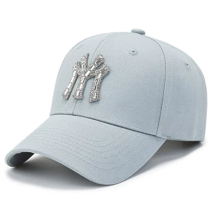Rhinestone Spring Autumn Baseball Cap