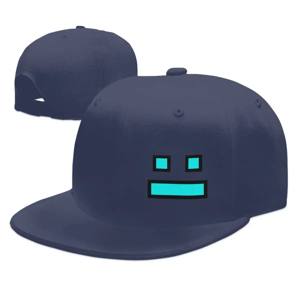 Geometry Dash Gaming Streetwear Adjustable Snapback Cap