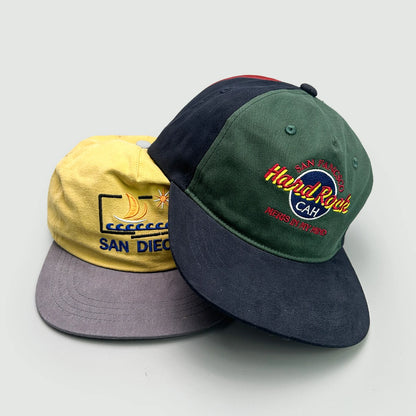 Street Color Block Letter Snapback Cap
