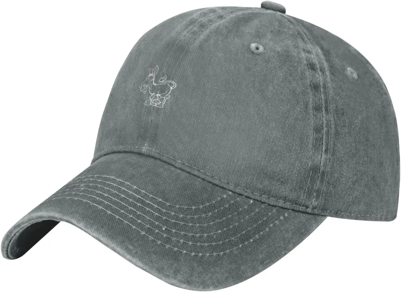Funny Donkey Denim Washed Cotton Baseball Cap