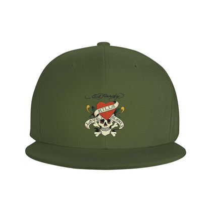 Ed Hardy Love Kills Slowly Graphic Snapback Cap