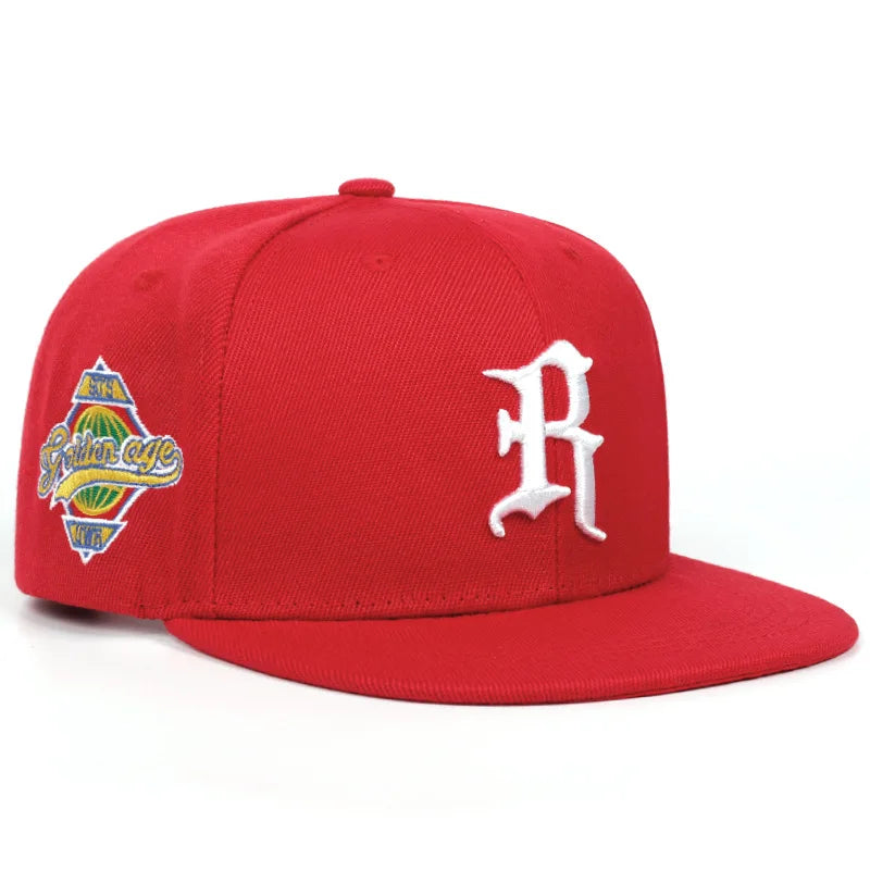 Fashion Primary Logo Embroidered Hip Hop Snapback Cap