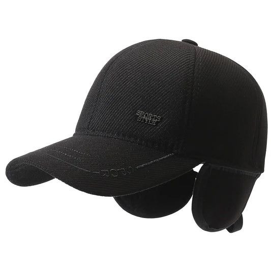 Warm Winter Earflap Baseball Cap