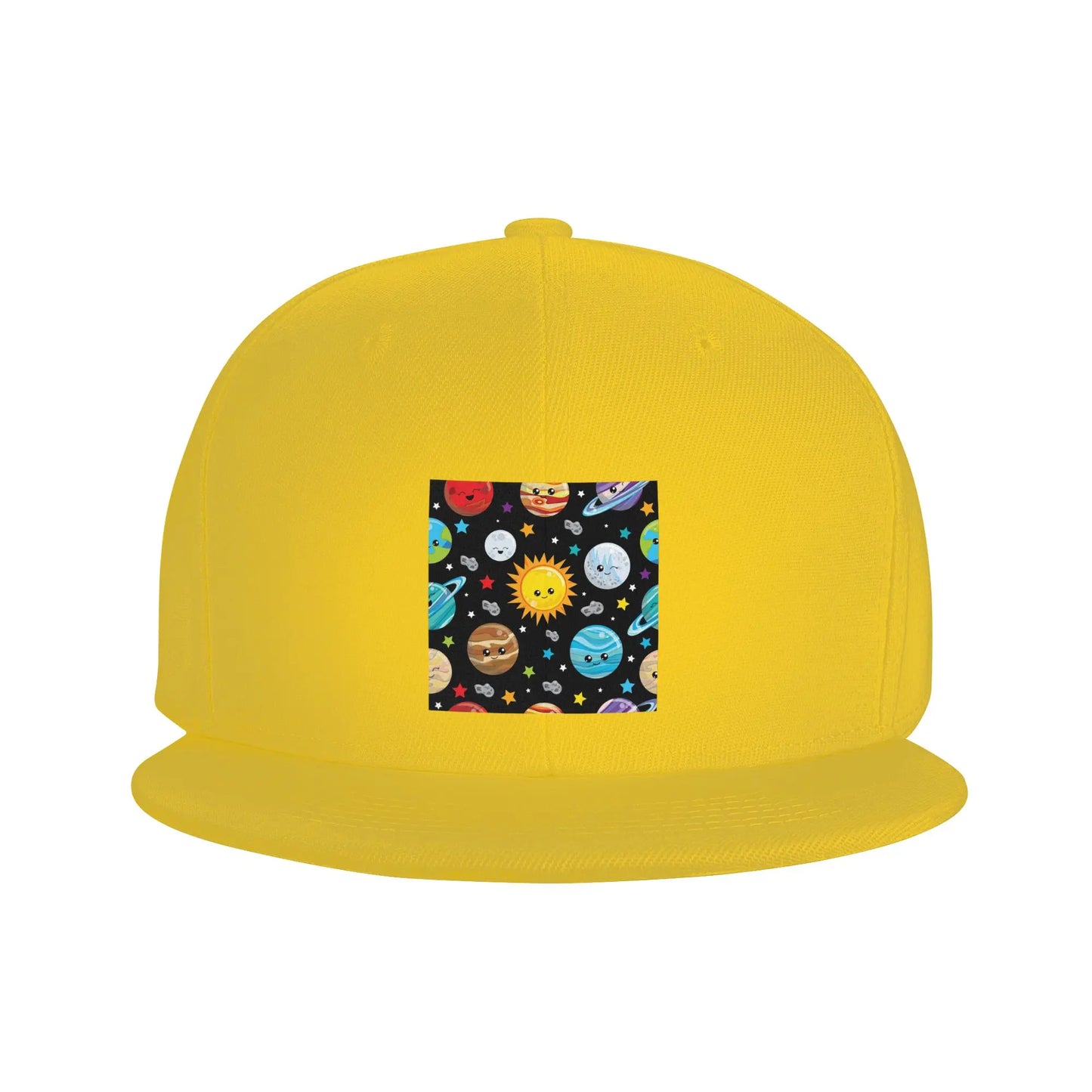 Kawaii Cute Solar System Planets Graphic Snapback Cap