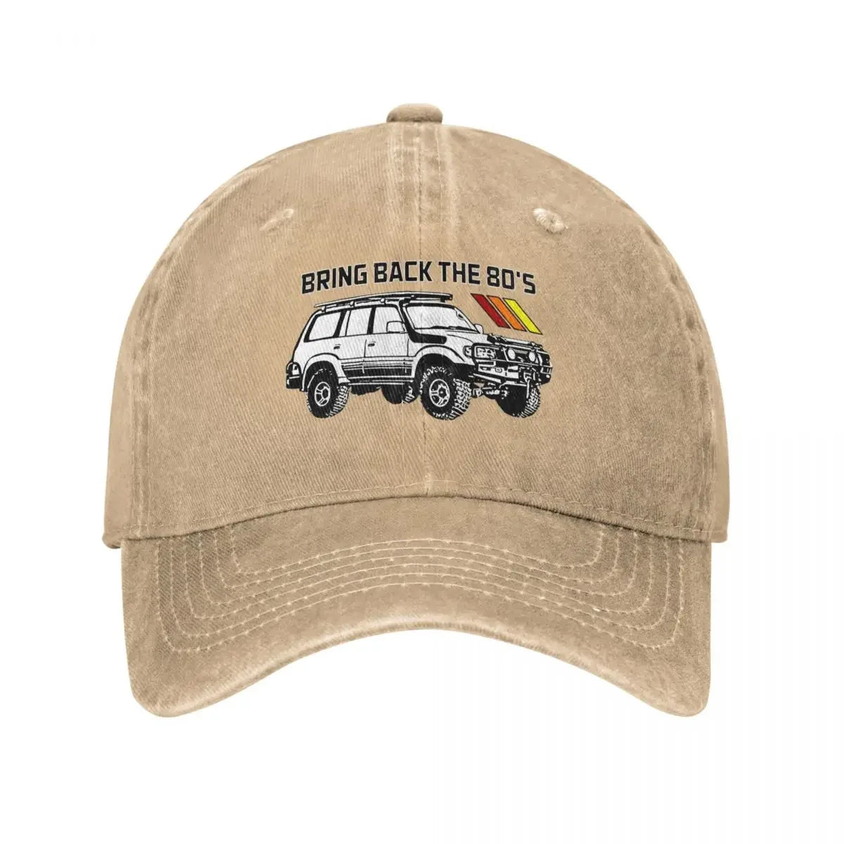 Vintage Land Cruiser Distressed Cotton Baseball Cap