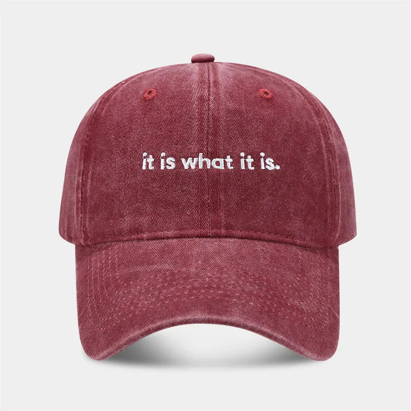 Four Seasons Cotton Letter Casquette Baseball Cap