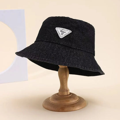 Washed Denim Cloth Bucket Hat