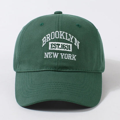 Brooklyn NY Logo Embroidered Adjustable Baseball Cap