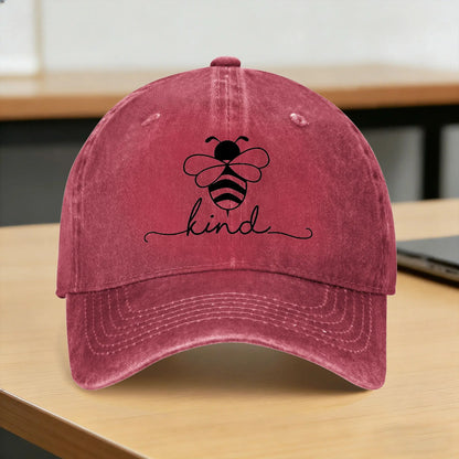 Bee Kind Casual Adjustable Outdoor Baseball Cap