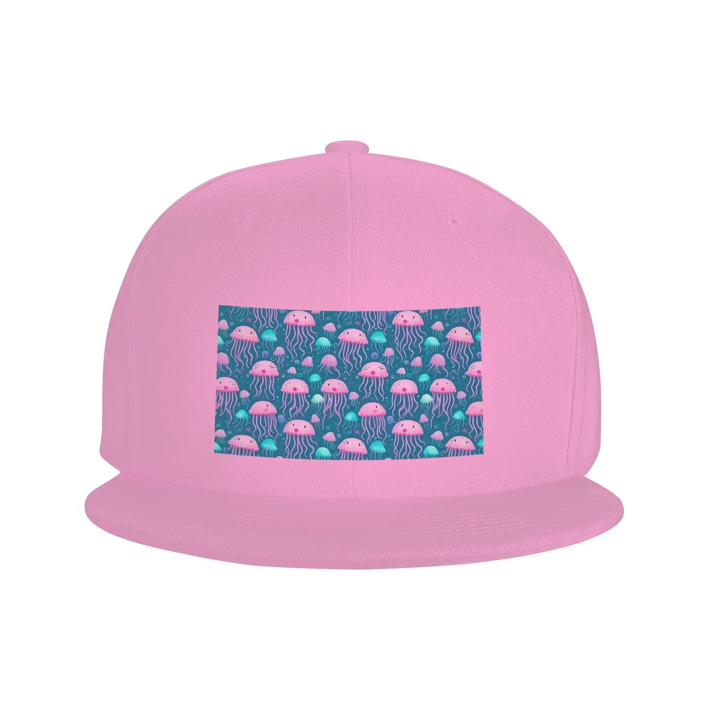 Elegant Jellyfish Marine Life Snapback Cap