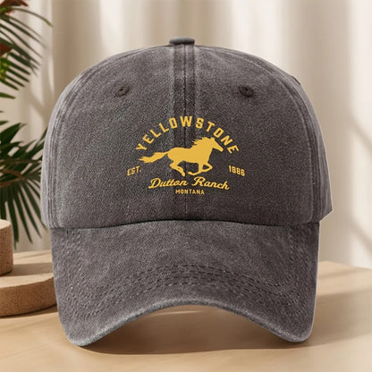 Yellowstone Horse Print Baseball Cap