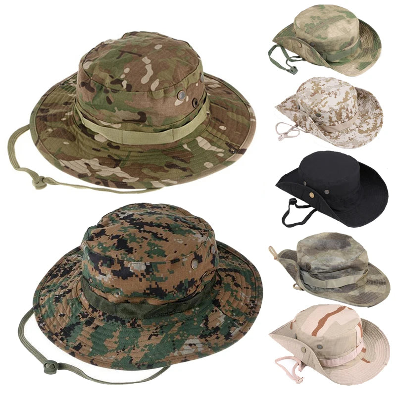 Camouflage Tactical Outdoor Boonie Bucket Hat