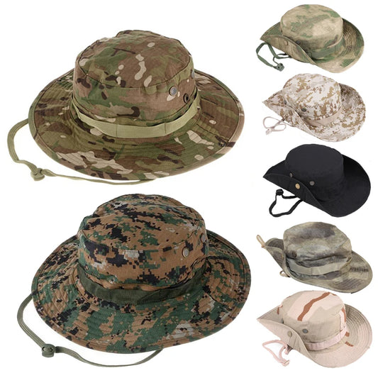 Camouflage Tactical Outdoor Boonie Bucket Hat