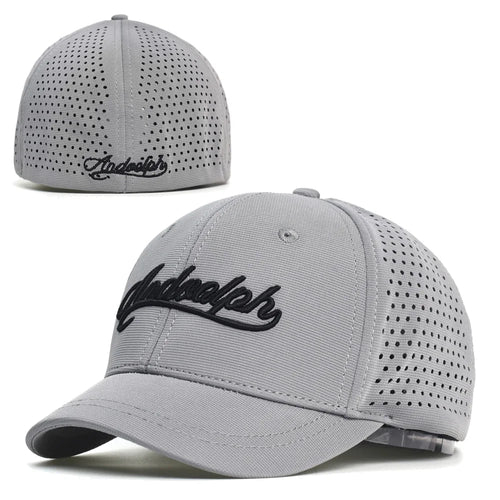 Mesh Short Brim Back Closed Baseball Cap