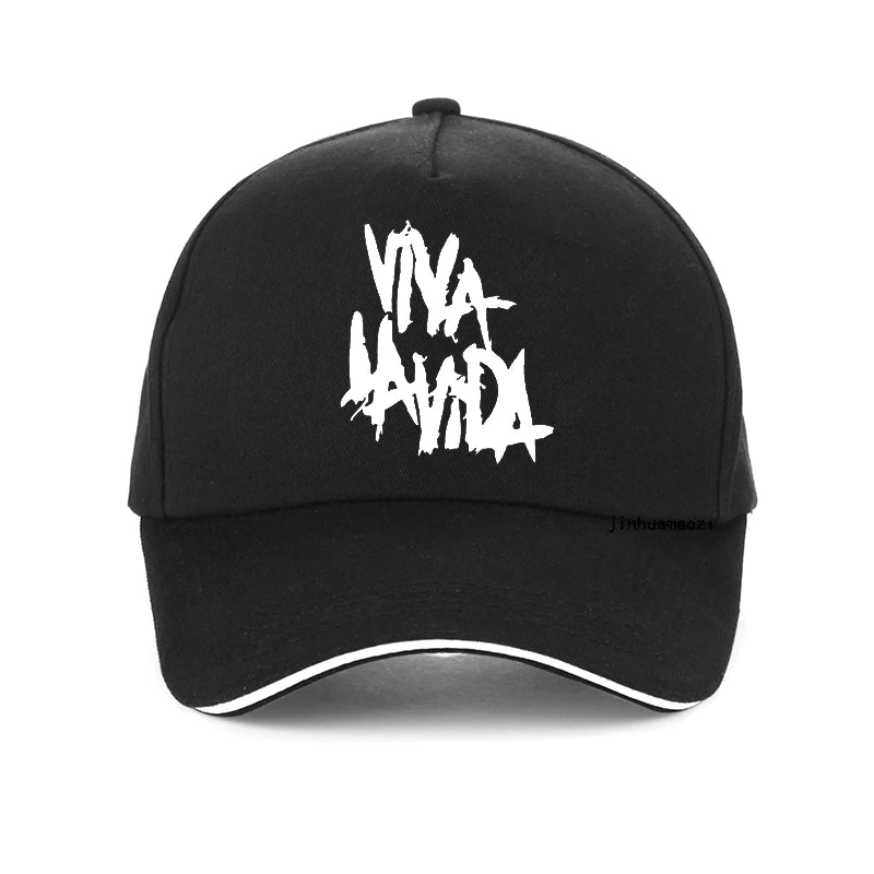 Coldplay Viva La Vida Print Adjustable Baseball Cap