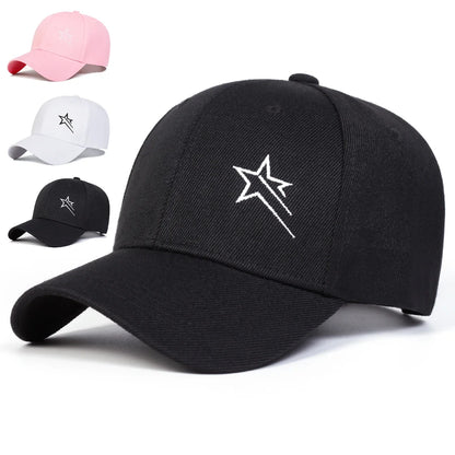 Unisex Five-pointed Star Embroidery Baseball Caps