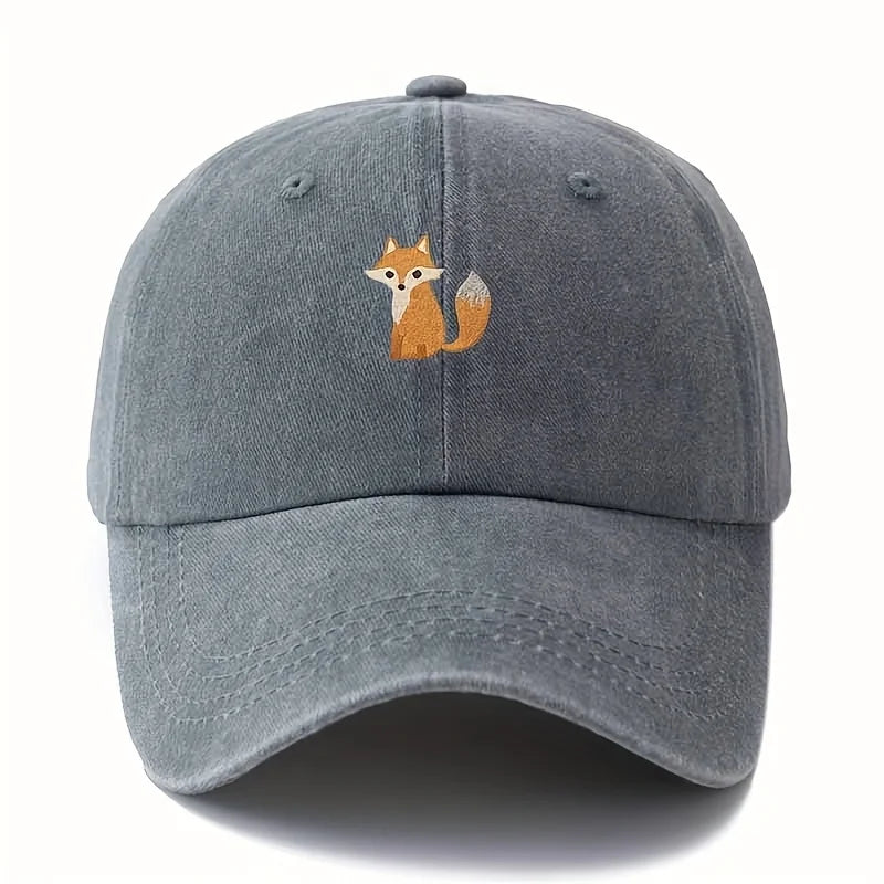 Cute Fox Print Daily Casual Baseball Cap