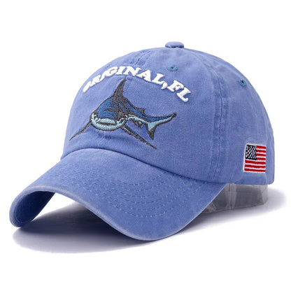 America Flag Washed Cotton Baseball Cap