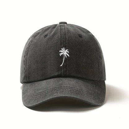 Retro Washed Embroidered Adjustable Baseball Cap