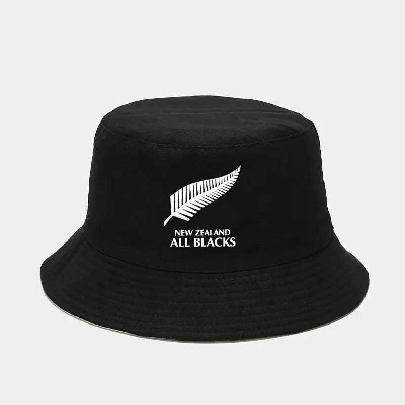 New Zealand All Blacks Printed Foldable Bucket Hat