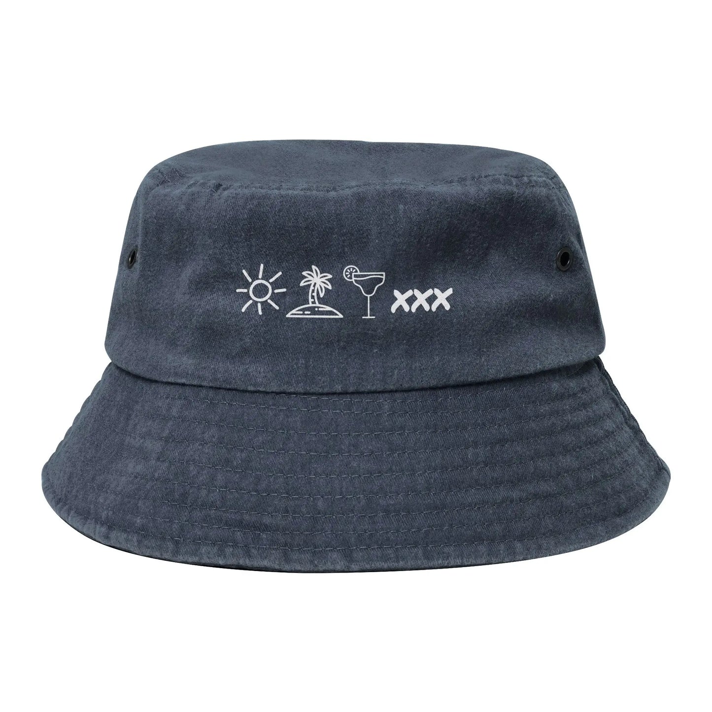 Callaita Bad Bunny Washed Denim Bucket Hat