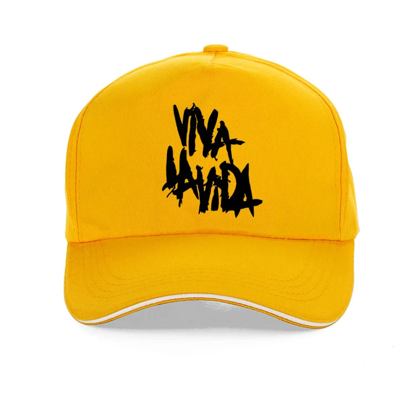 Coldplay Viva La Vida Print Adjustable Baseball Cap