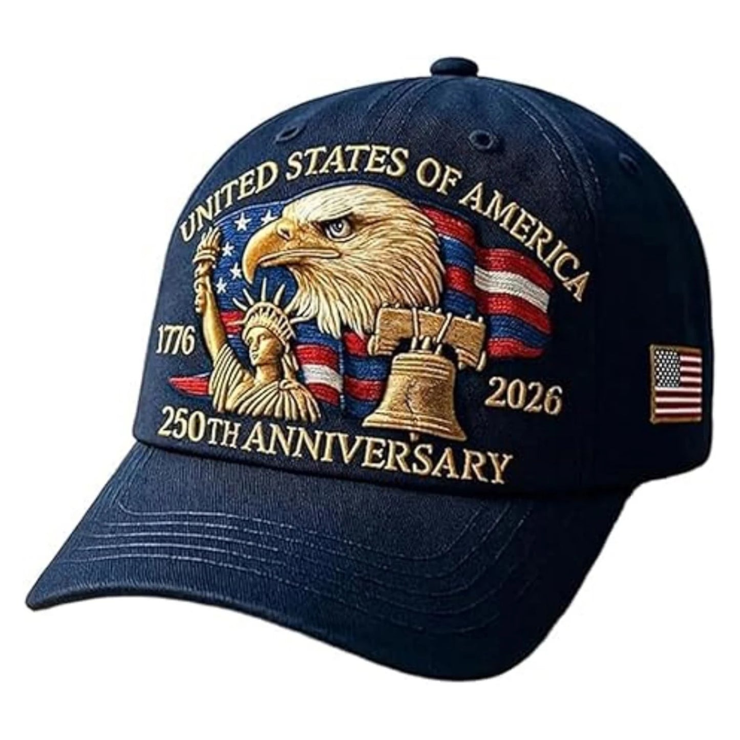 Eagle Print Baseball Cap