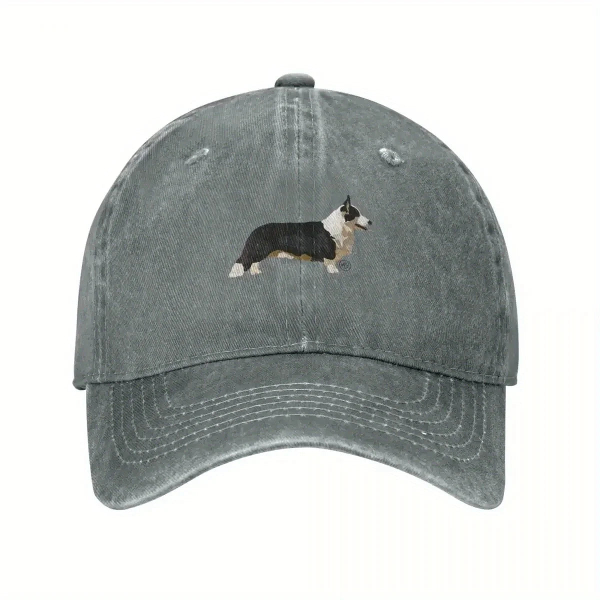 Cardigan Welsh Corgi Cotton Adjustable Baseball Cap