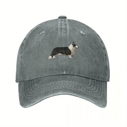 Cardigan Welsh Corgi Cotton Adjustable Baseball Cap