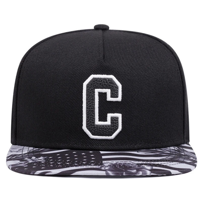 Creative C Letter Street Pop Snapback Cap