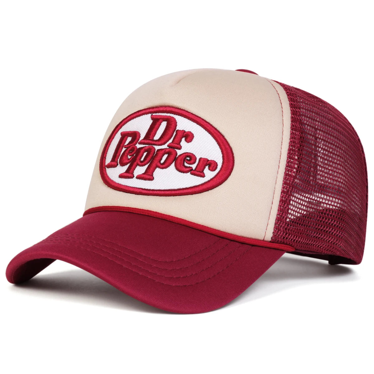 Unisex Dr Prpper Letter Embroidery Baseball Net Caps