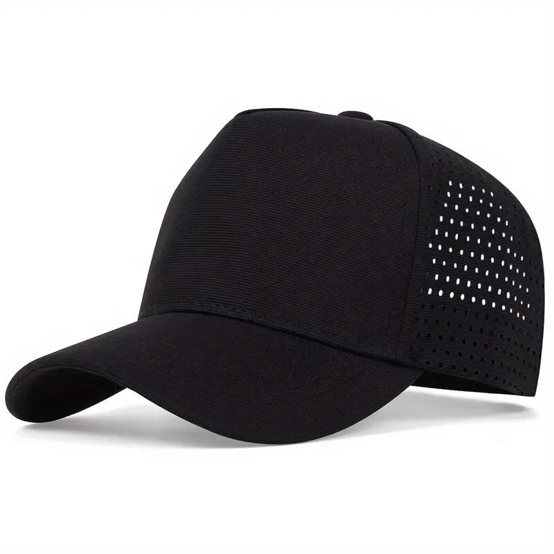 Unisex Solid Color Breathable Baseball Caps