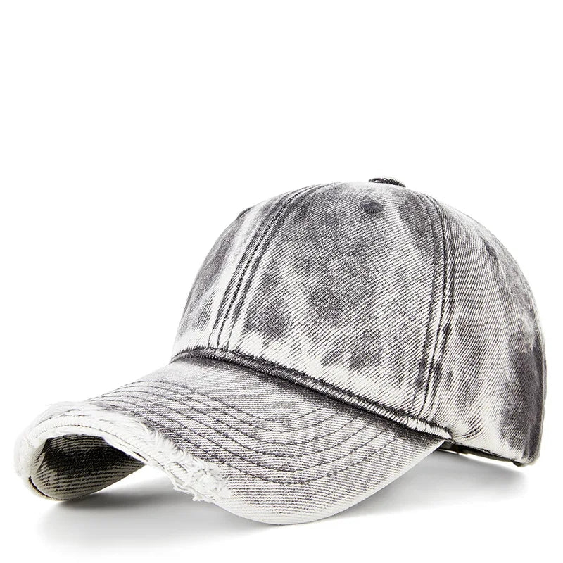 Vintage Washed Denim Hiphop Snapback Cap