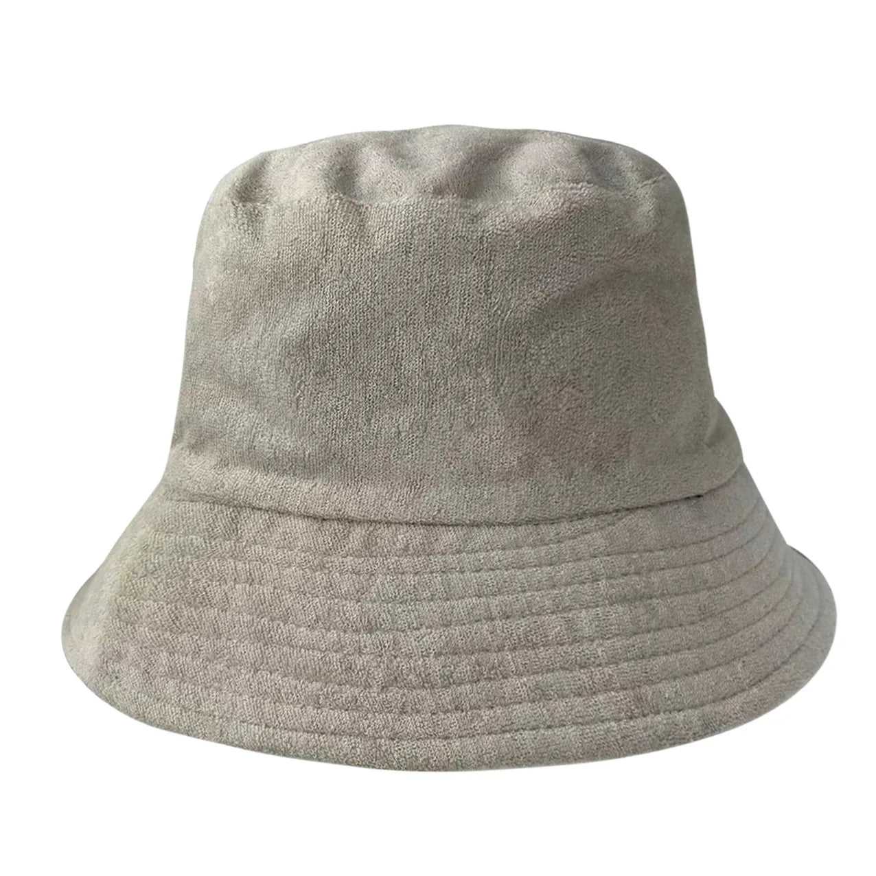 Candy Color Terry Cloth Sun Bucket Hat
