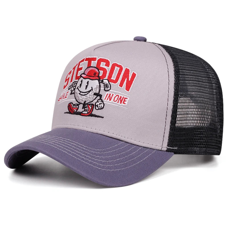 Stetson Snowman Mesh Baseball Cap