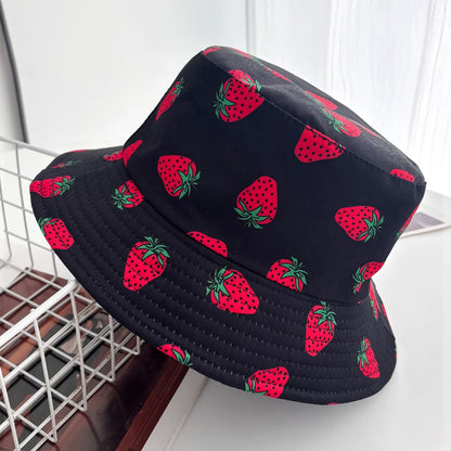 Unisex Vintage Cartoon Print Bucket Hat
