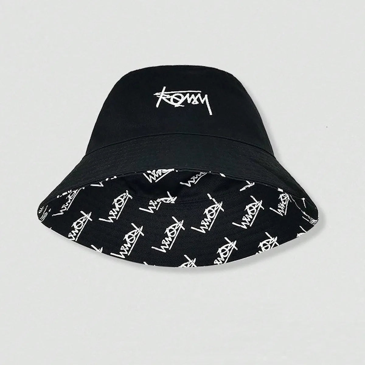 Unisex Double Sided Embroidered Fisherman Hat