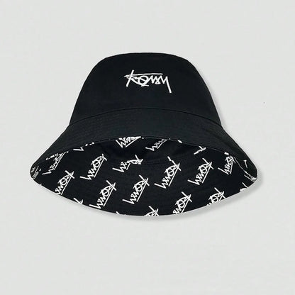 Unisex Double Sided Embroidered Fisherman Hat