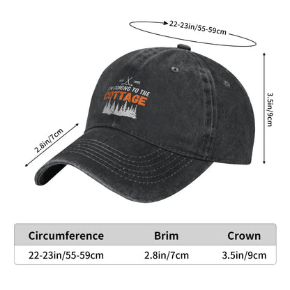 Coming To The Cottage Retro Baseball Cap