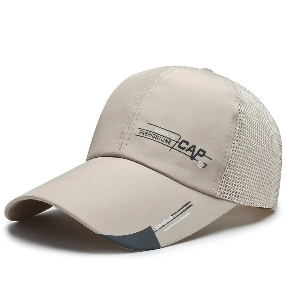 Korean Quick Dry Breathable Mesh Baseball Cap