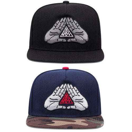 Palm BKNY Embroidery Snapback Hat Unisex