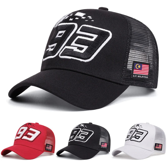 2025 Malaysia 93 Embroidered Street Baseball Cap