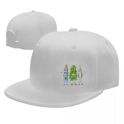 Streetwear Bud Joint Lighter Snapback Cap